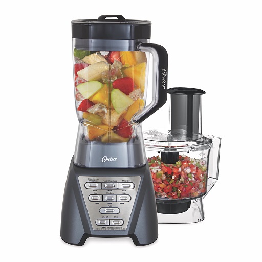 Oster Pro 1200 Blender with Professional Tritan Jar and Food Processor attachment, Metallic Grey Metallica Grey, List Price is $159.99, Now Only $59.99, You Save $100