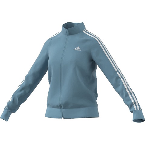 adidas Women's Essentials Warm-up Slim 3-Stripes Track Top, List Price is $55, Now Only $22.97, You Save $32.03