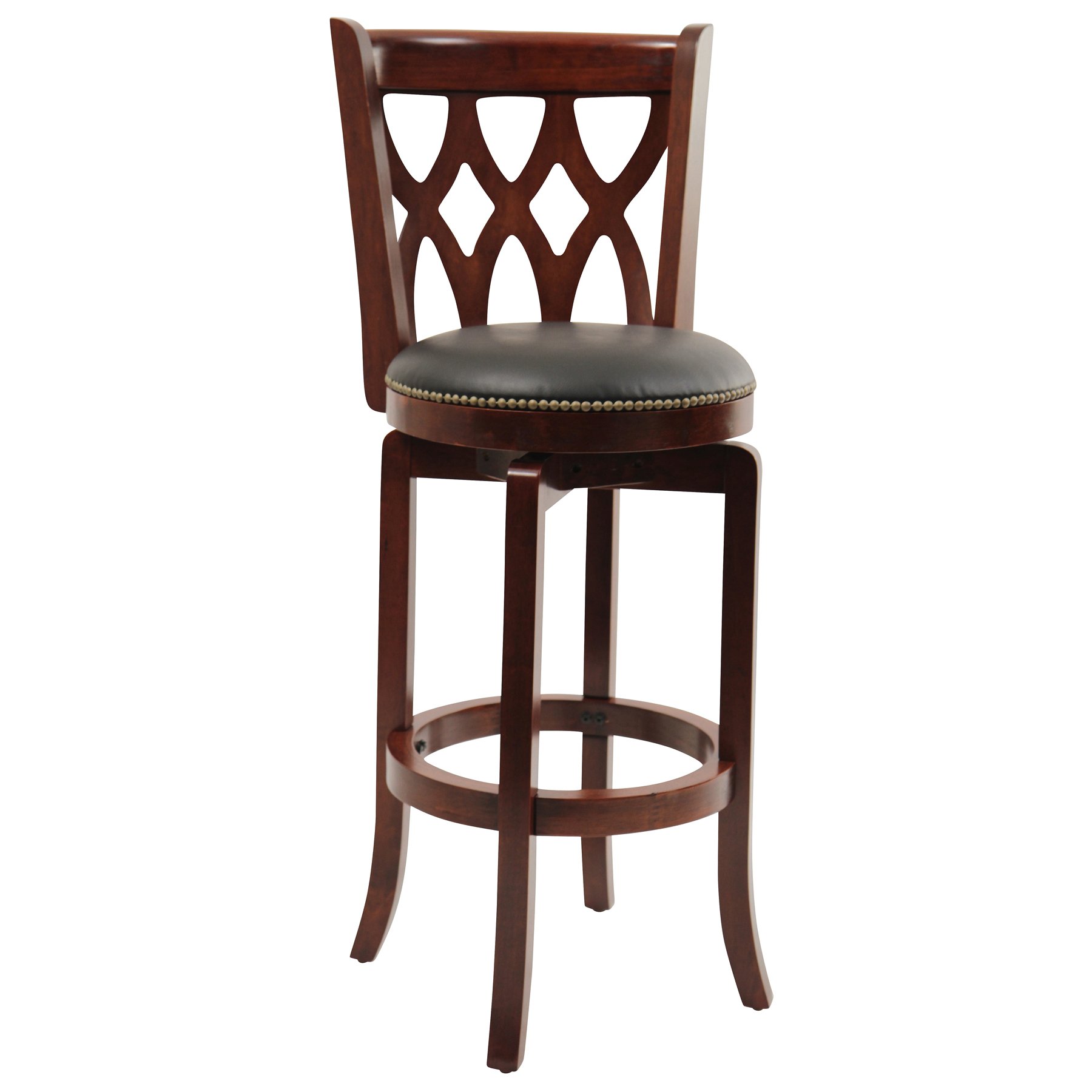 Boraam Cathedral Bar Height Swivel Stool, 29-Inch, Cherry, List Price is $140, Now Only $73.07, You Save $66.93