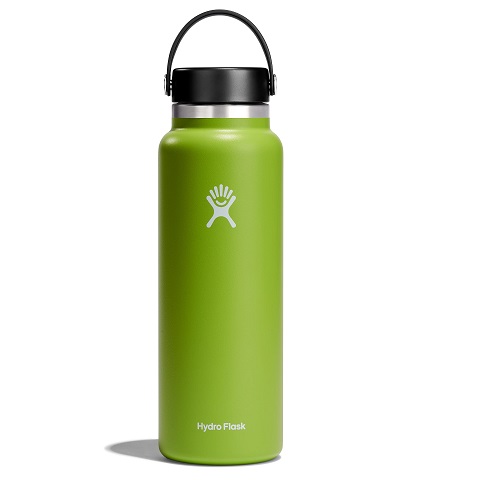 Hydro Flask Wide Mouth Bottle with Flex Cap 40 Oz Seagrass, List Price is $49.95, Now Only $27.72, You Save $22.23