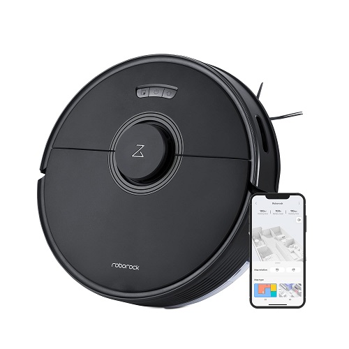 roborock Q7 Max Robot Vacuum and Mop Cleaner, 4200Pa Strong Suction, Lidar Navigation, Multi-Level Mapping, No-Go&No-Mop Zones, 180mins Runtime, Works with Alexa, Perfect for Pet Hai