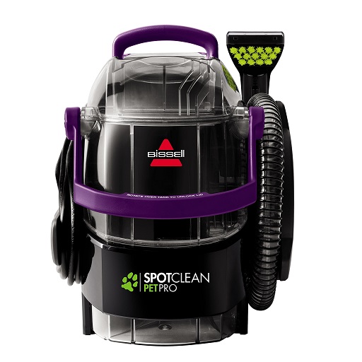 BISSELL SpotClean Pet Pro Portable Carpet Cleaner, 2458, Grapevine Purple, Black Portable SpotClean Pet Pro, List Price is $175.09, Now Only $98.73