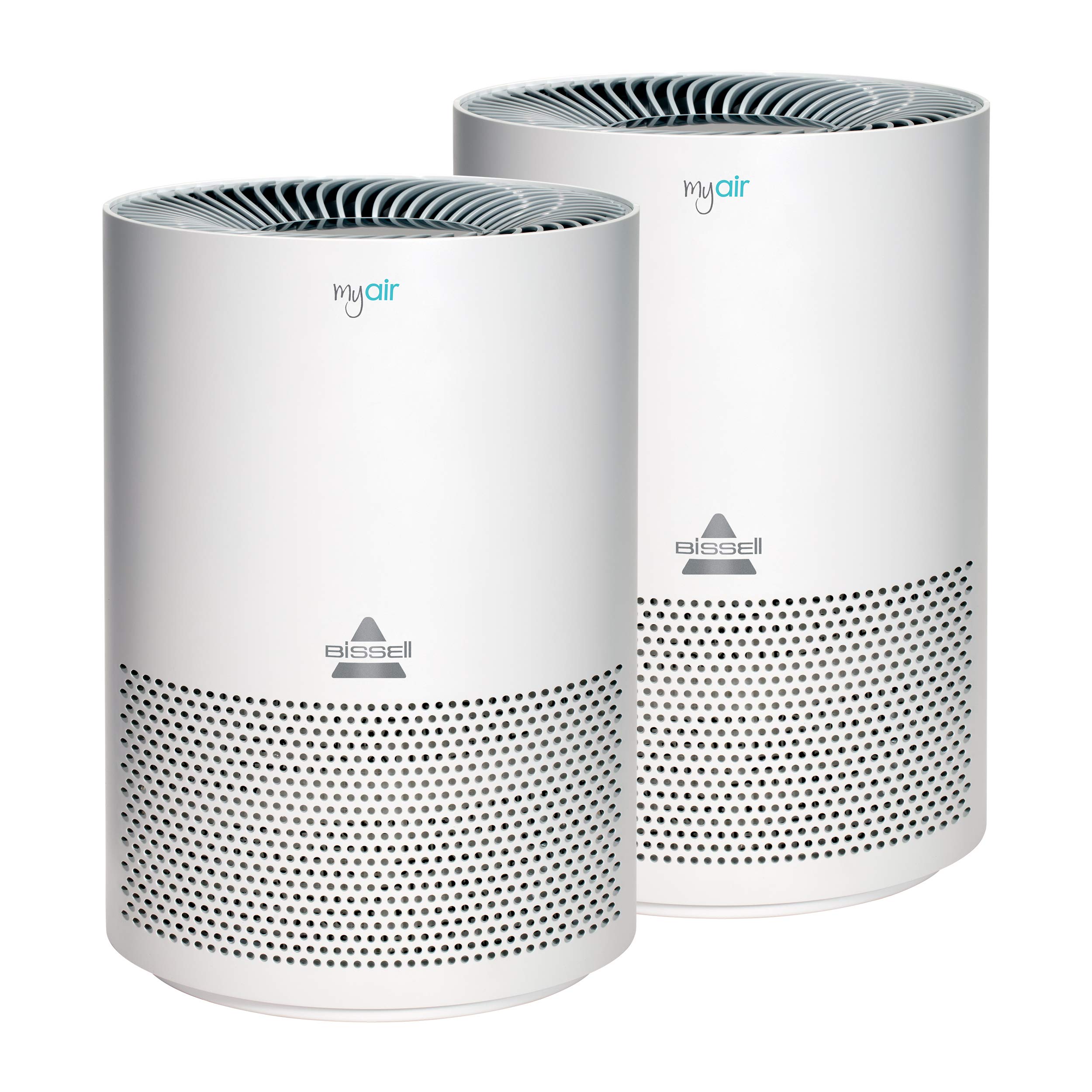 Bissell MYair, 2 Pack, Purifier with High Efficiency and Carbon Filter for Small Room and Home, Quiet Bedroom Air Cleaner for Allergies, Pets, Dust, Dander, Pollen, Smoke, Odors, 27809, Only $99.99