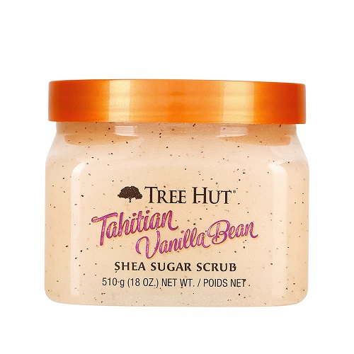 Tree Hut Tahitian Vanilla Bean Shea Exfoliating Sugar Scrub, Tahitian Vanilla Bean, 18 Oz, List Price is $10.99, Now Only $4.84