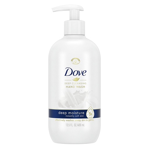 Dove Deep Moisture Hand Wash For Clean & Softer Hands Cleanser That Washes Away Dirt and Germs 13.5 oz, List Price is $3.99, Now Only $2.84