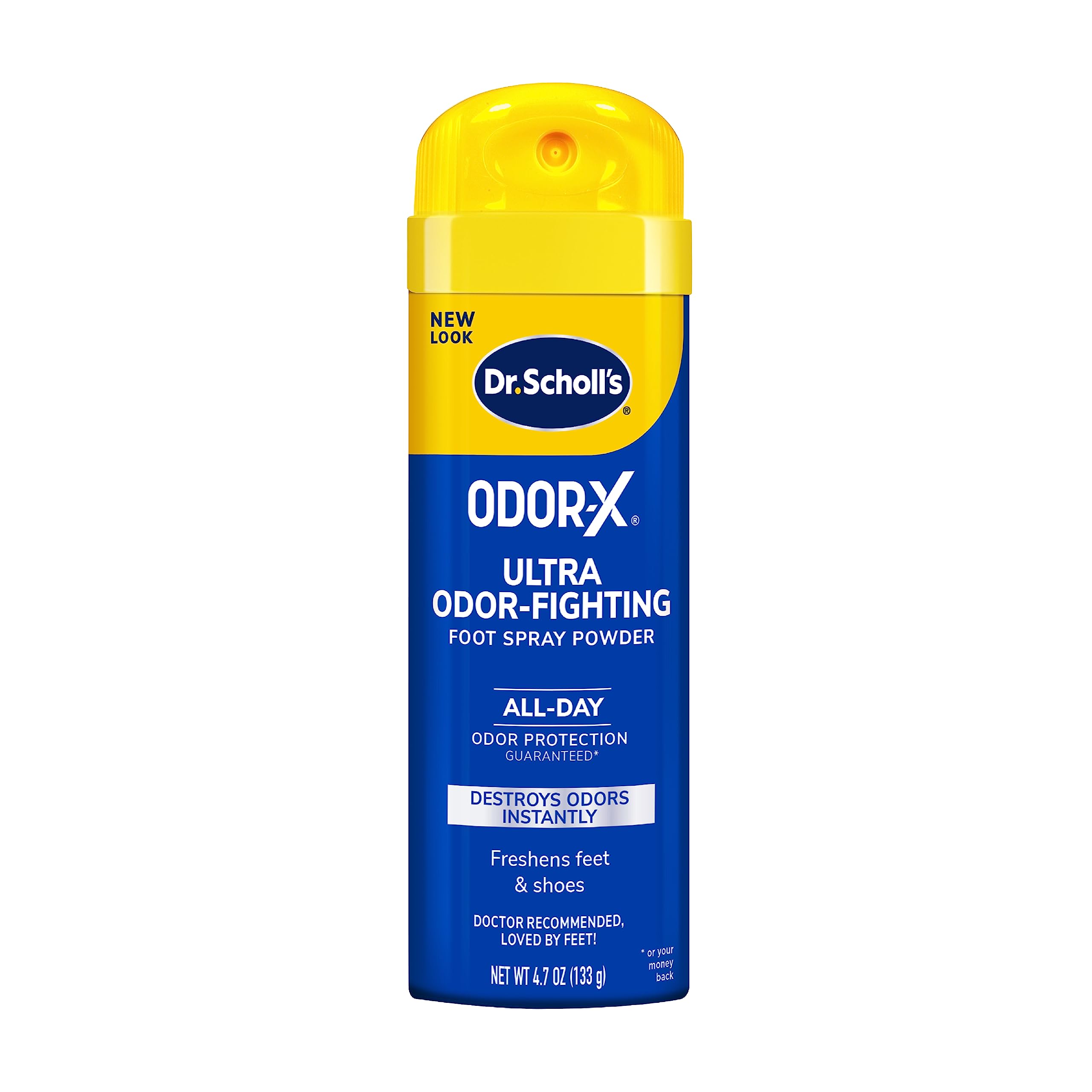 Dr. Scholl’s Odor-X ODOR-FIGHTING Spray-Powder // All-Day Odor Protection and Sweat Absorption - Packaging May Vary 4.7 Ounce (Pack of 1), Now Only $3.23