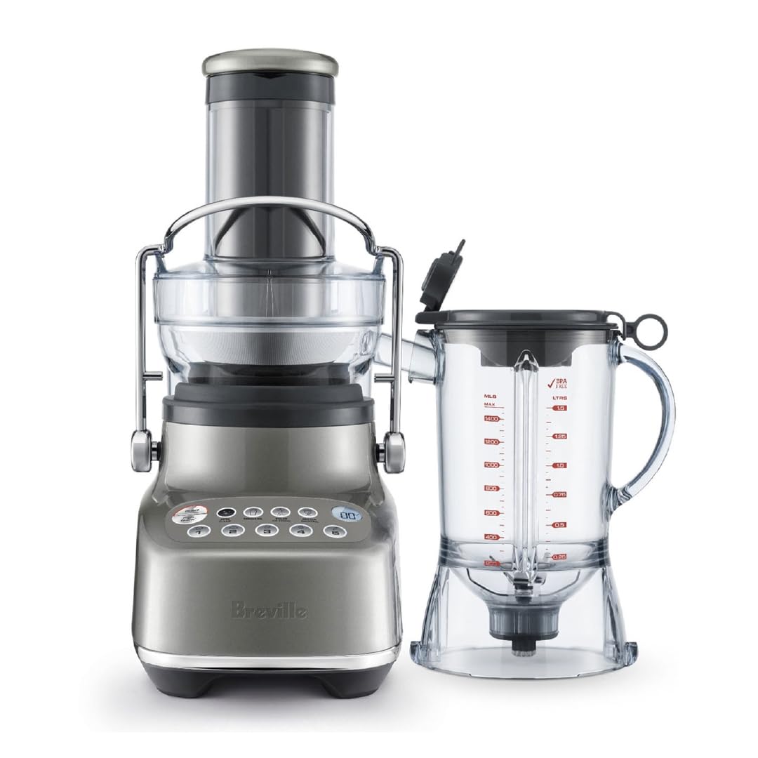 Breville BJB615SHY the 3X Bluicer Blender & Juicer in one, Smoked Hickory, Now Only $149.94