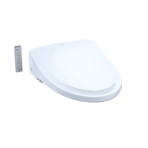 TOTO SW3054#01 S550E Electronic Bidet Toilet Seat with Cleansing Warm, Nightlight, Auto Open and Close Lid, Instantaneous Water Heating, and EWATER+, Elongated Classic,  Only $773.47