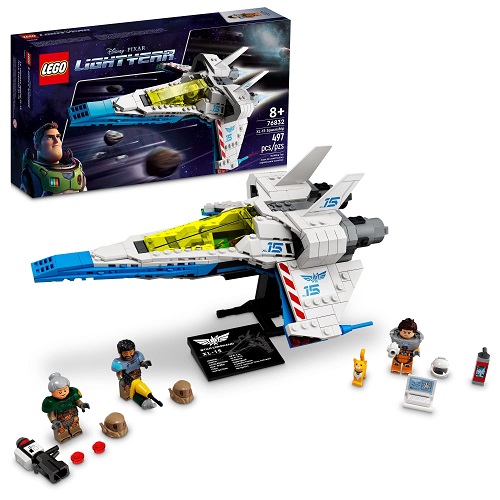 LEGO Disney Pixar's Lightyear XL-15 Spaceship 76832 Buildable Model - Outer Space Toy with Buzz Minifigure, Sox The Cat Figure, Movie Inspired Set for Kid's Action and Imaginative Play , Only $38.99