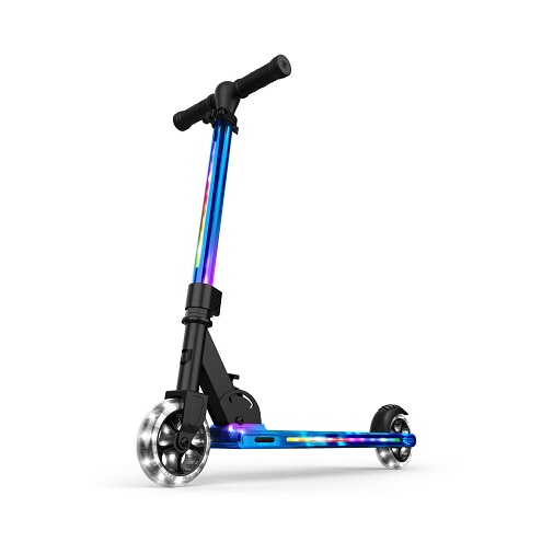 Jetson Kids 2-Wheel Light-Up Kick Scooter | Includes LED Lights on Handlebar, Stem, Wheels & Deck | Adjustable Handlebar | Rear Brake | Lightweight Design | Easy-Folding Mechanism,   Only $19