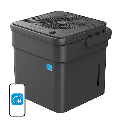 Midea Cube Dehumidifier with Pump and Drain Hose - 35 Pint Smart Dehumidifier for Basement and Spaces up to 3,500 Sq. Ft. with Timer, Humidity Control,  Only $99.99
