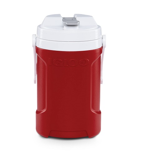 Igloo 1/2 Gallon Sport Jug with Hanging Hooks 1/2 Gallon Red/White, List Price is $19.45, Now Only $6.97, You Save $12.48