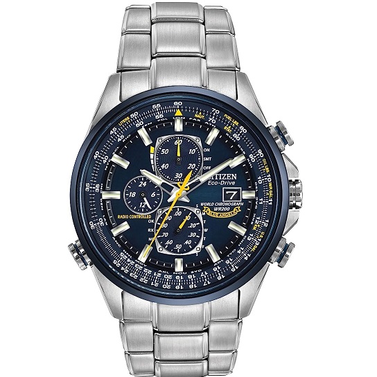 Citizen Men's AT8020-54L Eco-Drive Blue Angels World Chronograph A-T Watch, only $329.00  free shipping