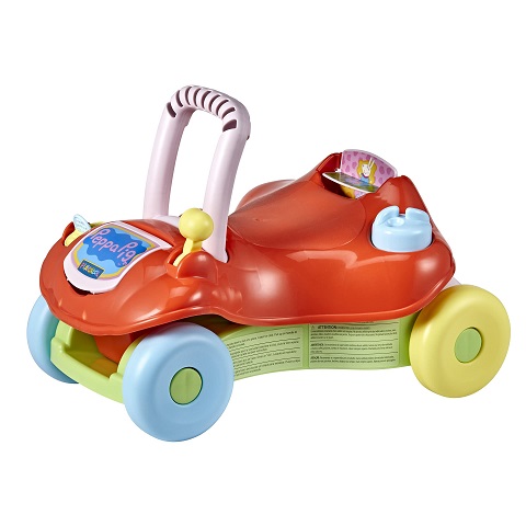 Playskool Step Start Walk 'n Ride Peppa Pig Active 2-in-1 Ride-On and Walker Toy for Toddlers and Babies 9 Months and Up (Amazon Exclusive),  Only $12.95