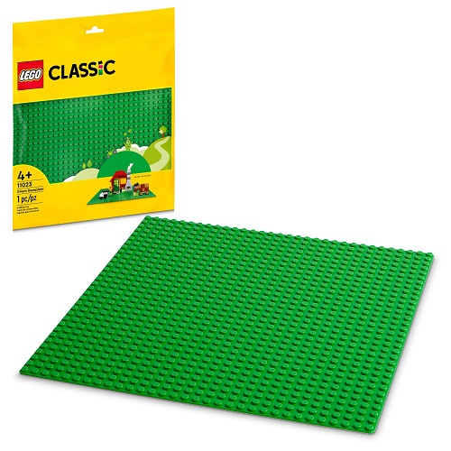 LEGO Classic Green Baseplate 11023 Creative Toy, Essential Back to School Supplies for Kids Brick Creations, Foundation for Creative Play and Learning,  Only $4.99