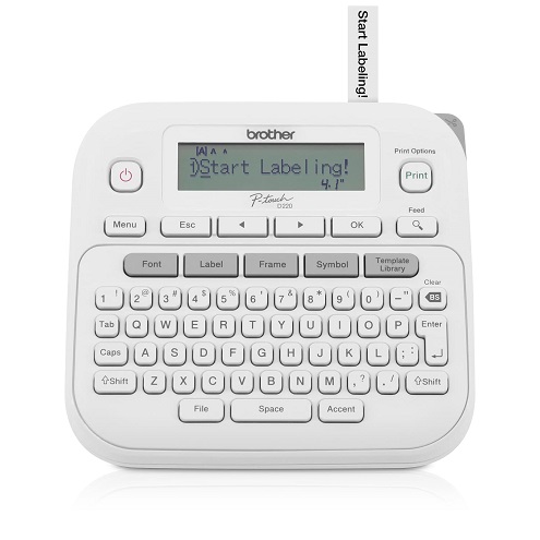 Brother P-Touch PTD220 Home/Office Everyday Label Maker | Prints TZe Label Tapes up to ~1/2 inch New Model: PT-D220, List Price is $39.99, Now Only $29.99, You Save $10