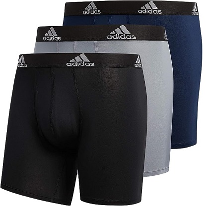 Adidas 阿迪达斯 Climalite 男士速干运动内裤 3条装，原价$36.00，现仅售$21.56