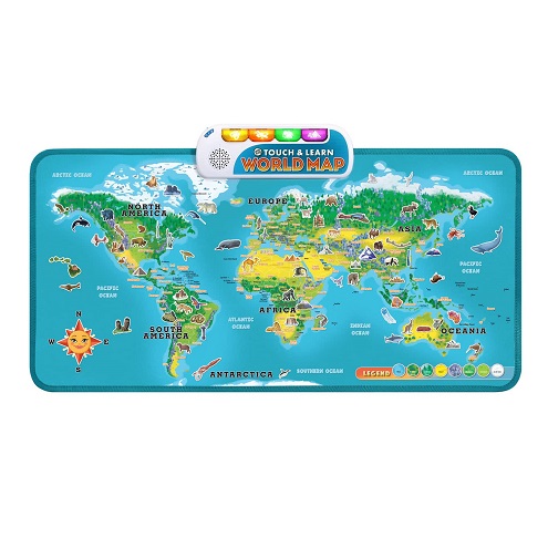 LeapFrog Touch and Learn World Map Medium, List Price is $39.99, Now Only $17.41, You Save $22.58