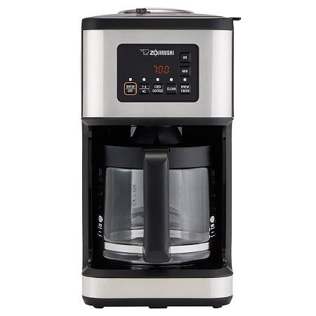 Zojirushi EC-ESC120 Coffee Maker Dome Brew Programmable, StainlessSteel and Black Programable, List Price is $149.95, Now Only $107.56