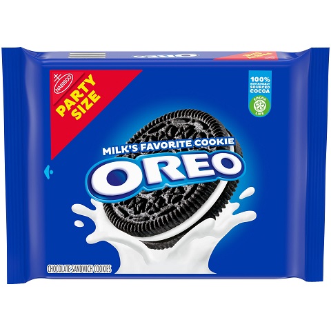 Oreo奥利奥 巧克力夹心饼干，25.5 oz，现点击coupon后仅售$3.89，免运费！