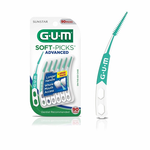 GUM - 6505RW Soft-Picks Advanced Dental Picks, 90 Count (Pack of 4) 360 Count Dental Picks, Now Only $17.78