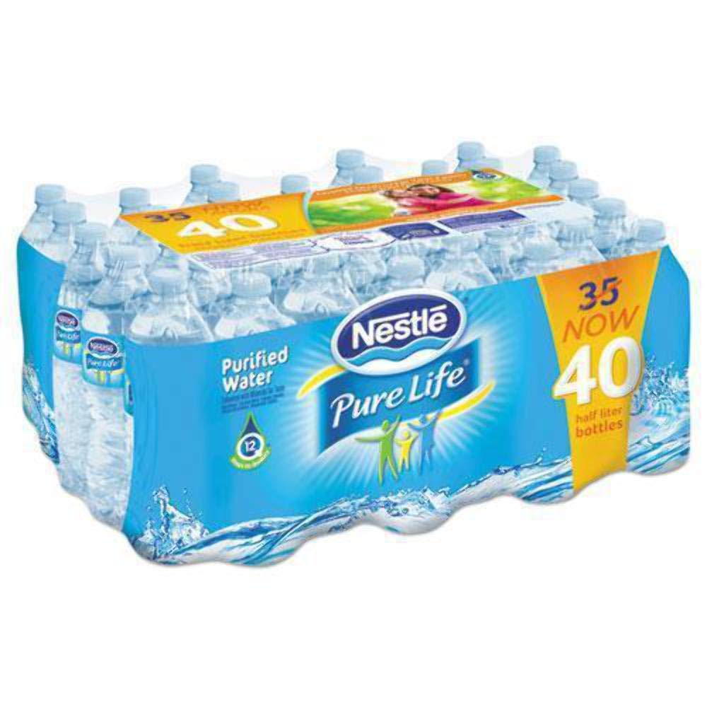 史低价！Nestle雀巢 纯净水，16.9 oz/瓶，共40瓶，原价$7.99，现仅售$5.44，免运费！