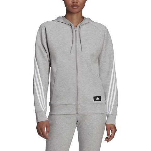 adidas Women's Sportswear Future Icon 3-Stripes Hooded Tracktop, List Price is $65, Now Only $18.95, You Save $46.05