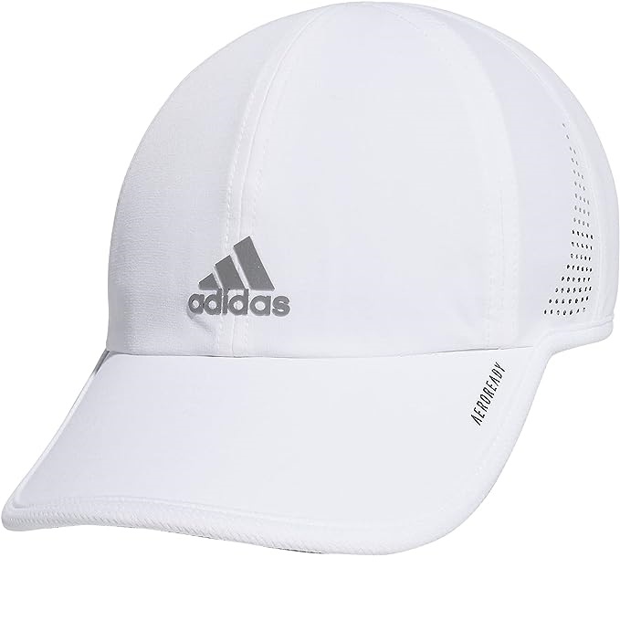 adidas Women's Superlite Relaxed Adjustable Performance Cap, White/Light Onix, One Size, List Price is $26.00, Now Only $9.88