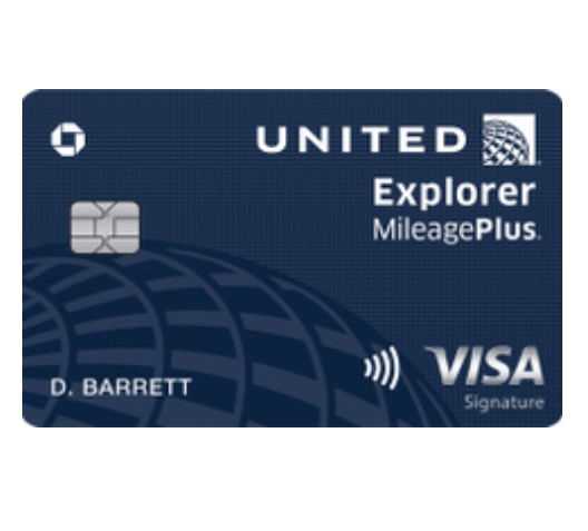 United Explorer信用卡送6万联合航空里程，免费机场快通道会员卡