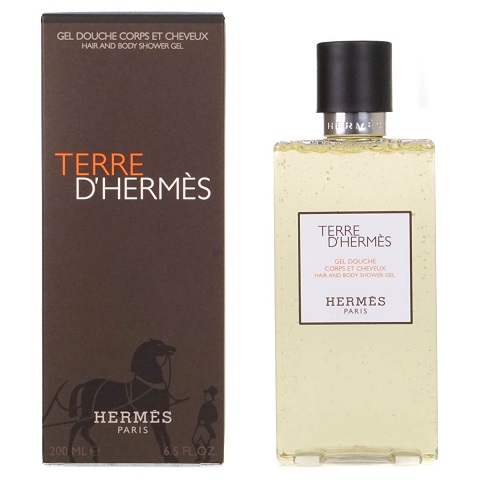 Hermes Terre d'Hermes for Men Hair and Body Shower Gel, 6.8 Ounce, Now Only $35.00