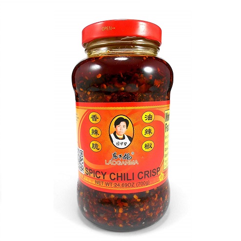 Amazon自營商品！Lao Gan Ma老乾媽 香辣脆 辣椒醬，24.69 oz大瓶裝，現僅售$12.39