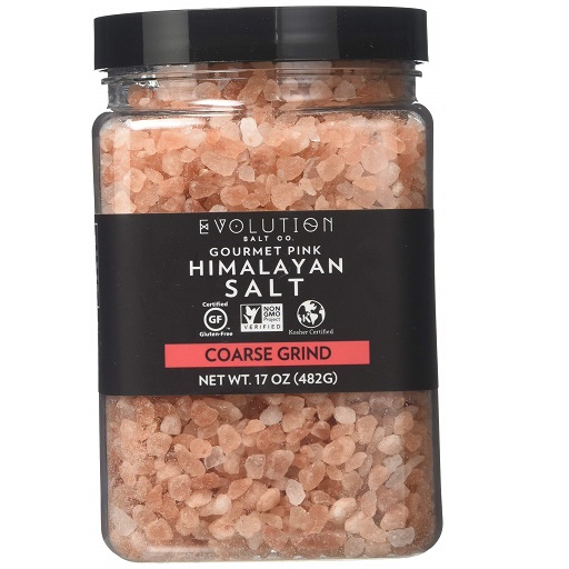 Evolution Salt 粗粒 喜馬拉雅粉鹽，17 oz，現點擊coupon后僅售 $8.49，免運費！