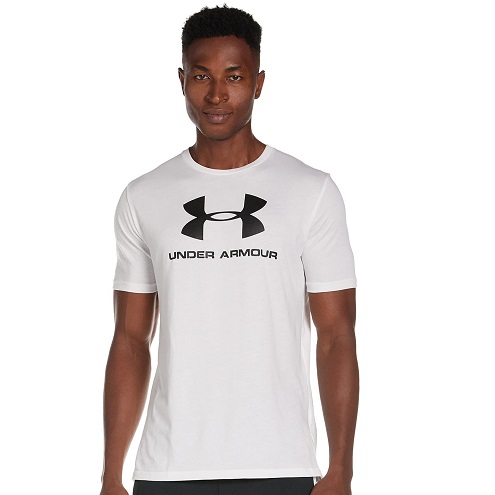 Under Armour Men's Sportstyle Logo Short Sleeve T-Shirt, List Price is $25, Now Only $9.77