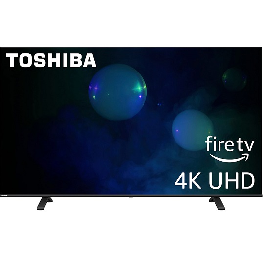 Toshiba 55-inch Class C350 Series LED 4K UHD Smart Fire TV with Alexa Voice Remote (55C350LU, 2023 Model)  $249.99