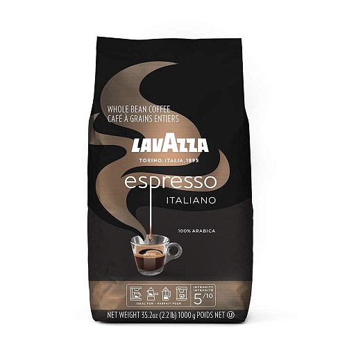 Lavazza Espresso Italiano 中度烘焙咖啡豆,，2.2磅，现点击coupon后仅售$9.74，免运费！