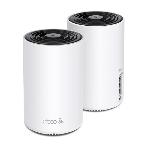 TP-Link Deco AXE5400 Tri-Band WiFi 6E Mesh System(Deco XE75) - Covers up to 5500 Sq.Ft, Replaces WiFi Router and Extender, AI-Driven Mesh, New 6GHz Band, 2-Pack  Only $188.99