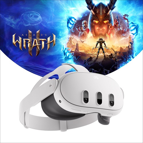 Meta Quest 3 128GB VR设备，128GB款，送 Asgard’s Wrath 2阿斯加德之怒2游戏，现仅售$499.00，免运费！