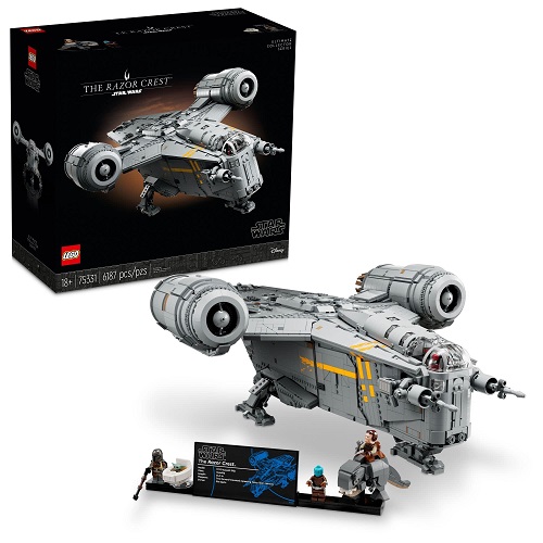 LEGO Star Wars The Razor Crest 75331 UCS Set, Ultimate Collectors Series Starship Model Kit for Adults, Large Iconic The Mandalorian Memorabilia Collectable, List Price is $599.99, Now Only $419.99