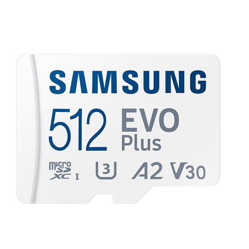SAMSUNG EVO Plus w/ SD Adaptor 512GB Micro SDXC, Up-to 130MB/s, Expanded Storage for Gaming Devices, Android Tablets and Smart Phones, Memory Card, MB-MC512KA/AM, Only $28.99