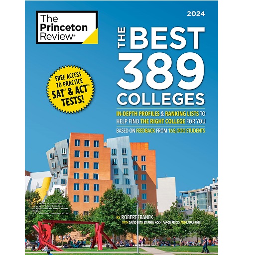 The Best 389 Colleges, 2024: In-Depth Profiles & Ranking Lists to Help Find the Right College For You (2024) (College Admissions Guides), List Price is $26.99, Now Only $21.99