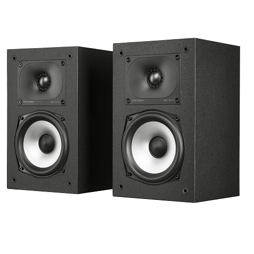 Polk Audio Monitor XT15 Pair of Bookshelf or Surround Speakers - Hi-Res Audio Certified, Dolby Atmos & DTS:X Compatible, 1