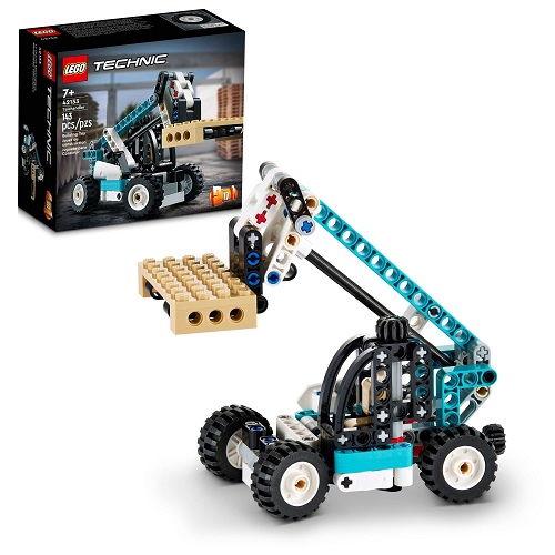 LEGO Technic 2 in 1 Telehandler 42133 Forklift to Tow Truck Toy Models, Construction Truck Building Set, Toys for Kids, Boys and Girls Aged 7 Plus, List Price is $12.99, Now Only $10.39, You Save $2.6