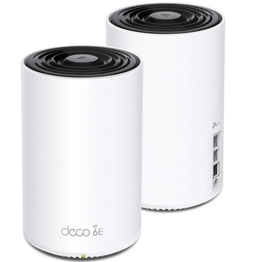 TP-Link Deco AXE5400 Tri-Band WiFi 6E Mesh System(Deco XE75 Pro) - 2.5G WAN/LAN Port, Covers up to 5500 Sq.Ft, Replaces WiFi Router and Extender, AI-Driven Mesh, New 6GHz Band, 2-Pack  Only $229.99,