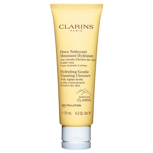 Clarins Hydrating Gentle Foaming Cleanser | Cleanses, Smoothes, Refreshes and Balances Skin 4.2 Fl Oz, List Price is $30, Now Only $15, You Save $15