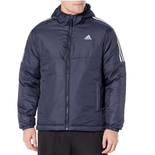 adidas Men's Essentials Insulated Hooded Jacket, List Price is $90, Now Only $36, You Save $54