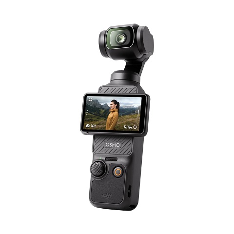 DJI Osmo Pocket 3, Vlogging Camera with 1'' CMOS & 4K/120fps Video, 3-Axis Stabilization, Fast Focusing, Face/Object Tracking, 2