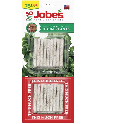 Jobe's, Fertilizer Spikes, Indoor Houseplants, 50 Count 50 Spikes House Plant, List Price is $7.14, Now Only $1.98, You Save $5.16