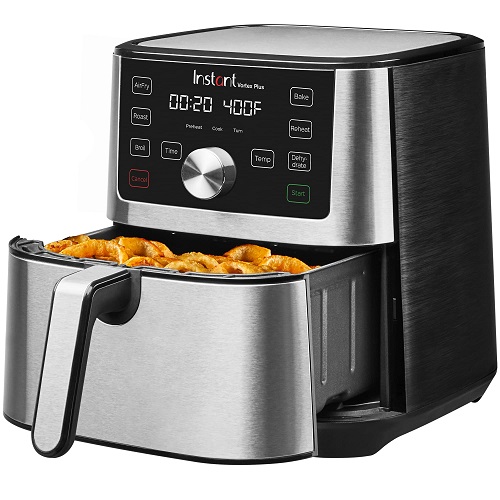Instant Pot Air Fryer Oven, 6 Quart, From the Makers of Instant Pot, 6-in-1, Broil, Roast, Dehydrate, Bake, Non-stick and Dishwasher-Safe Basket,  Vortex Plus, List Price is $99.95, Now Only $59.99