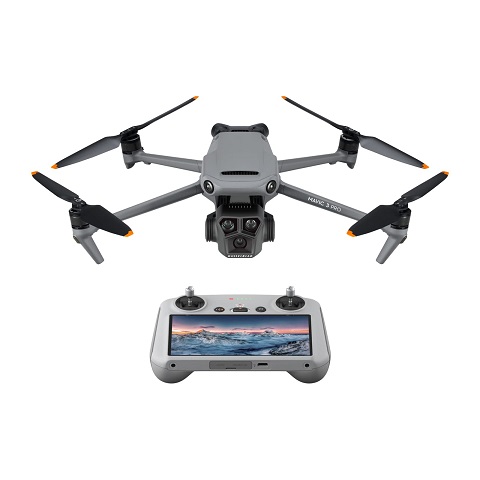 DJI Mavic 3 Pro with DJI RC (screen remote controller), Flagship Triple-Camera Drone with 4/3 CMOS Hasselblad Camera, 43-Min Flight Time, and 15km HD Video Transmission,Only $2199