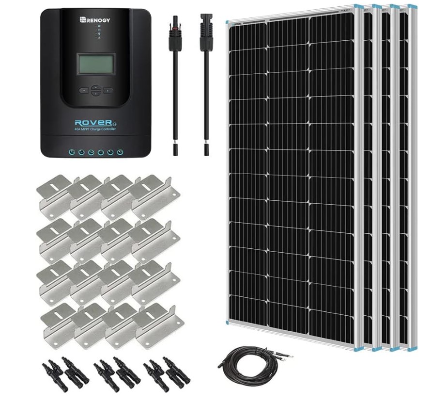 33% Off! Black Friday Sale, Grab the Lowest Price 2023, Renogy 400 Watt Solar Panel Kit